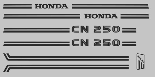 Adesivi honda cn250 - honda, decals